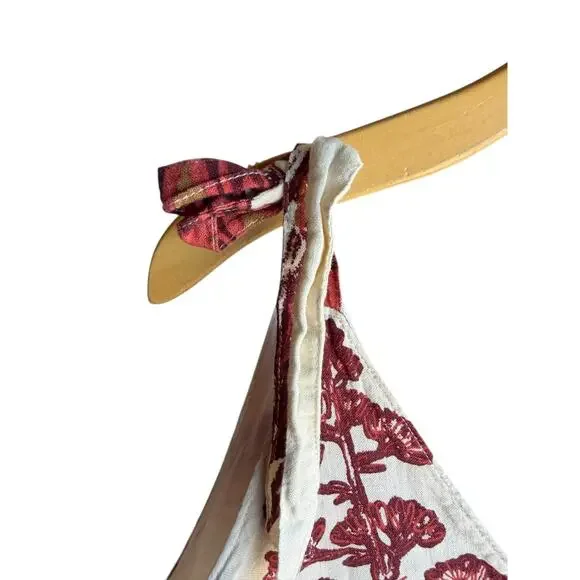 Women's Sleeveless Maxi Cream 100% Cotton equestrian dress Horse Print Small - Picture 4 of 11